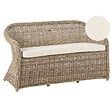 BELIANI - Banc avec coussin d'assise SUSUA 150 cm Rotin Naturel - vignette