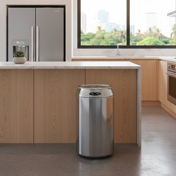 KITCHEN MOVE - Poubelle automatique inox canette CAN 30L - large
