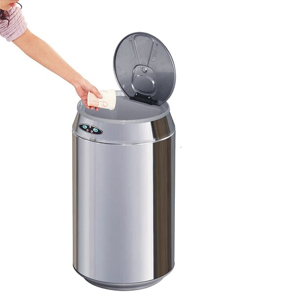 KITCHEN MOVE - Poubelle automatique inox canette CAN 30L - large