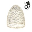 LUMISKY - Suspension solaire bohème PAULO SOLAR H45cm - vignette