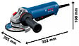 BOSCH - Meuleuse d'angle 1200 W GWS 12-125 P 125 mm poignée homme mort en carton BOSCH 06013A6200 - vignette