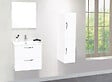 ONDEE - 2 Façades de porte MIXY - pour colonne de salle de bain - 30cm - Blanc - Laqué - Livré en kit - vignette