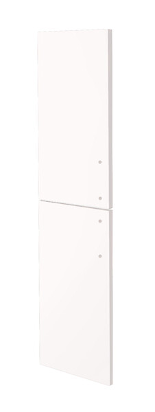 ONDEE - 2 Façades de porte MIXY - pour colonne de salle de bain - 30cm - Blanc - Laqué - Livré en kit - large