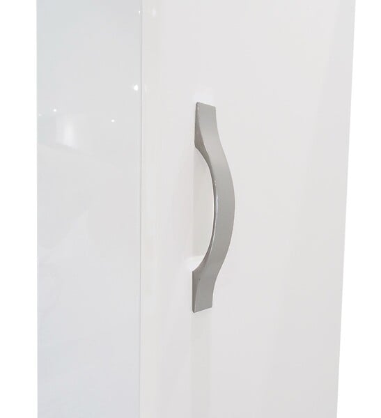 ONDEE - 2 Façades de porte MIXY - pour colonne de salle de bain - 30cm - Blanc - Laqué - Livré en kit - large