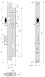 STREMLER - Serrure 3 points pêne dormant demi-tour variaxe 41mm - STREMLER - 2270.41.0 - vignette