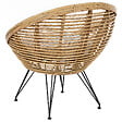 BELIANI - Chaise de jardin MARATEA Rotin Naturel - vignette