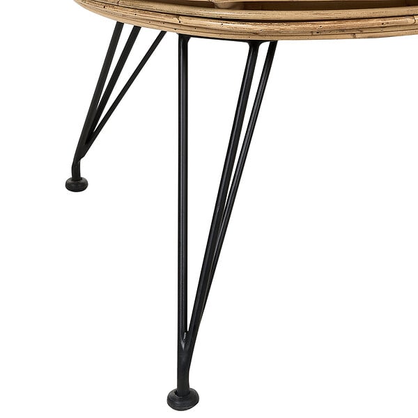 BELIANI - Chaise de jardin MARATEA Rotin Naturel - large