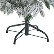 BELIANI - Sapin de Noël artificiel enneigé BASSIE 120 cm Blanc - vignette