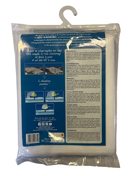 VILMORIN - Voile d'hivernage pp recyclé 30 g/m² - blanc -  2 x 5m Vilmorin - large