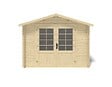 ALTANKA - Abri de jardin en bois - 9m2 - 3x3m - Ep. 28mm - Couleur: naturel - DOM664 - vignette