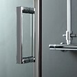 KIAMAMI VALENTINA - Porte Coulissante Pour Douche En Verre Transparent 120 Cm - vignette