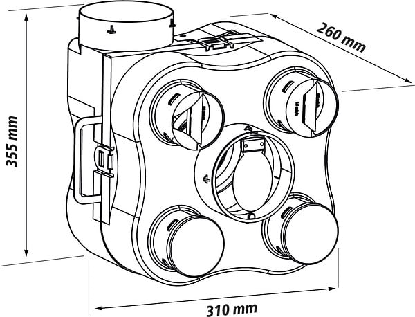 AUTOGYRE - Kit VMC simple flux - FACILIO AUTO - 17,1 W - large