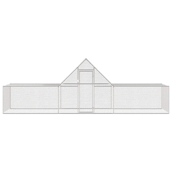 VIDAXL - vidaXL Poulailler 6 x 2 x 2 m Acier galvanisé - large