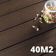 DECKLINEA - Kit Terrasse Bambou 40m² MELODY - 151 lames de Terrasse (185 x 13.9 x 1.8 cm) - Fixation Clips Cobra Hybrid 7-22 - Garantie 25 ans - vignette