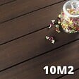 DECKLINEA - Kit Terrasse Bambou 10m² MELODY - 32 lames de Terrasse (185 x 13.9 x 1.8 cm) - Fixation Clips Cobra Hybrid 7-22 - Garantie 25 ans - vignette