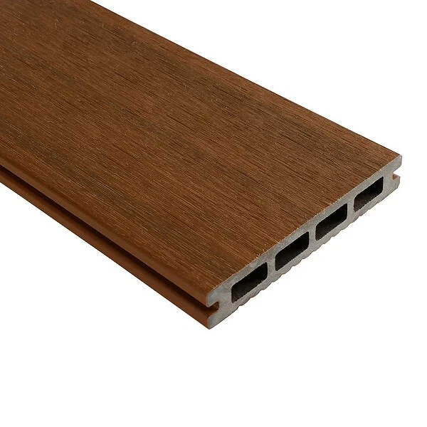 DECKLINEA - Kit Terrasse Composite NAVIA 15m² - Teck - 46 Lames de Terrasse (220 x 14.5 x 2.2 cm) - Fixation par Clips - Cobra Hybrid - Terrasse Bois - large