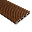 DECKLINEA - Kit Terrasse Composite NAVIA 15m² - Teck - 46 Lames de Terrasse (220 x 14.5 x 2.2 cm) - Fixation par Clips - Cobra Hybrid - Terrasse Bois - vignette