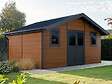DIRECT-ABRIS - Abri de Jardin Composite ISORA - Surface intérieure : 20m2 - Brun - vignette