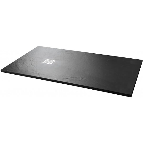 PLANETE BAIN - Receveur de douche extra plat noir en 90x140cm - large