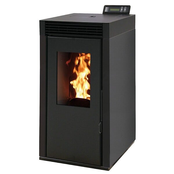 INTERSTOVES - Pack Poêle à Granulés Marina 8 Étanche + Kit Conduit Double Flux Vertical Ø80/125 - - large