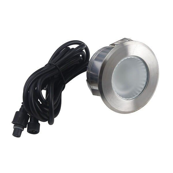 DECKLINEA - 10 Spots LED à Encastrer - RGB - Telecommande + Transformateur 30W - KOS - Ø42mm - Ø perçage 32mm - Plug & Play - Dimmable - Basse Intensité - large