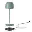 LUMISKY - Lampe de table sans fil SOPHIA Vert H28cm - vignette