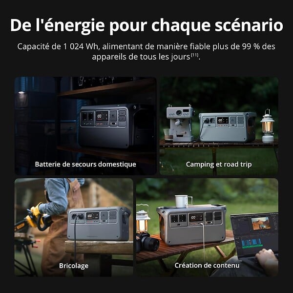 DJI - DJI Power 1000 V2 Station électrique portable - large