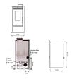 INTERSTOVES - Pack Poêle à granules MARINA 11 Etanche + Kit Conduit Ventouse (sortie façade) - - vignette