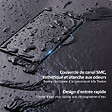 EMKE - EMKE Receveur de Douche 90 x 90 cm Salle de Bain, Antidérapant, Trou de Drainage, Noir - vignette