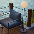 LUMISKY - Lampadaire extérieur sans fil LUNY TALL H150cm - vignette