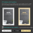 EMKE - EMKE Miroir lumineux salle de bain 120x60cm, Miroir LED avec Interrupteur à bouton, Anti-buée, Miroir avec éclairage lumière Blanche Froide/Chaude - vignette