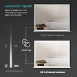EMKE - EMKE LED Miroir lumineux salle de bain 80x60cm, Miroir avec étagère, Interrupteur Tactile, Lumière Blanche Froide - vignette