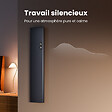 EMKE - Radiateur Intelligent EMKE à Courbe Aluminium 1000W - Dimensions 1600x362mm - Contrôle WiFi, Alexa, Google Home - Gris Anthracite - vignette