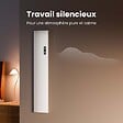 EMKE - Radiateur Intelligent EMKE à Courbe Aluminium 1000W - Dimensions 1600x362mm - Contrôle WiFi, Alexa, Google Home - Blanc - vignette