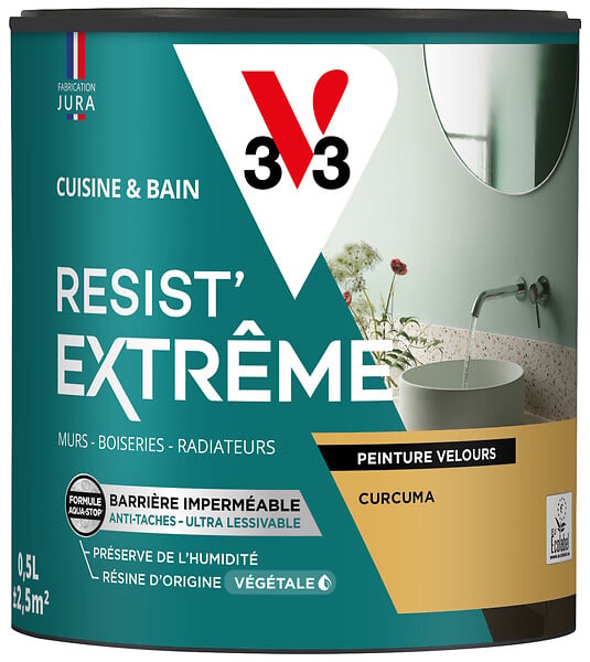 V33 - Cuisine et bain Resist' extrême curcuma velours 0,5L - large