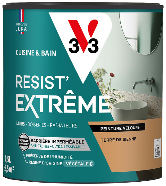 V33 - Cuisine et bain Resist' extrême terr de se velours 0,5L - large