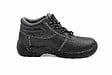 Chaussures de travail haute sécurité en cuir noir. Taille 44 - vignette