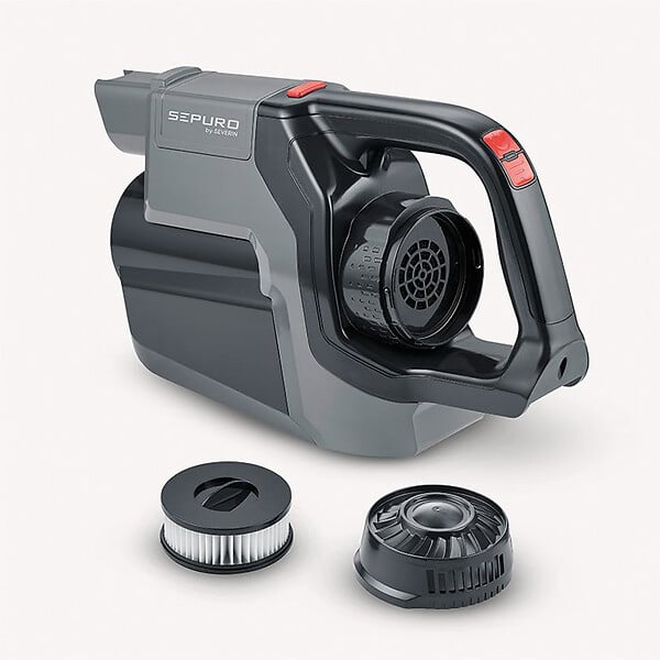 SEVERIN - Aspirateur Balai 2en1 Rechargeable Avec Sac 18v Gris - HV7185 - large