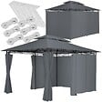 TECTAKE - Tonnelle Emine 4 x 3 m gris anthracite - vignette