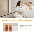 EMKE - EMKE Radiateur eau chaude en acier Tube Rond Radiateur Mural Blanc 180x24cm 447W Seule Couche - vignette
