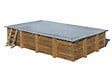 GRE - Bâche d'hivernage pour piscine bois rectangulaire Mango 6,18 x 3,20 m - Gré - vignette
