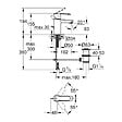 GROHE - Mitigeur lavabo Grohe Wave Cosmopolitan taille S - vignette