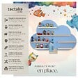 TECTAKE - Étagère murale MyLittleStory Cloud peut contenir jusqu'à 28 Tonies bleu - vignette