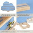 TECTAKE - Étagère murale MyLittleStory Cloud peut contenir jusqu'à 28 Tonies bleu - vignette