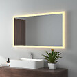 EMKE - EMKE Miroir lumineux salle de bain 100x60cm, Miroir LED avec Interrupteur à bouton, Anti-buée, Miroir avec éclairage lumière Blanche Froide/Chaude - vignette