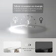 EMKE - EMKE Miroir lumineux salle de bain 120x60cm, Miroir LED avec Interrupteur Tactile, Miroir avec éclairage lumière Blanche Froide - vignette