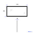 EMKE - EMKE Miroir lumineux salle de bain 120x60cm, Miroir LED avec Interrupteur Tactile, Miroir avec éclairage lumière Blanche Froide - vignette