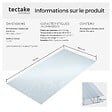 TECTAKE - Plaques doubles SHINY en polycarbonate découpables blanc transparent - vignette