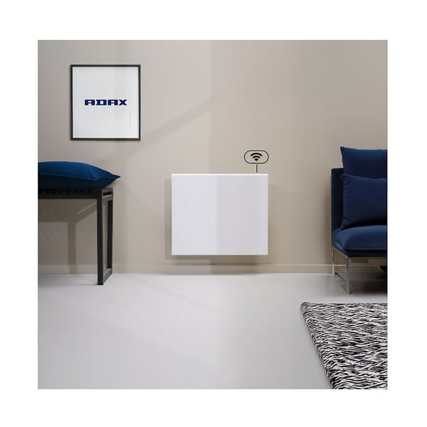 ADAX - Radiateur électrique compact ADAX connecté Wi-FI - Blanc - 750 W - NEO COMPACT 07 KWT - large