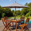 CONCEPT USINE - Parasol gris rond 266 x 266 m NAPOLI $ - vignette